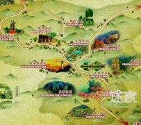乐山景点地图(长沙景点地图)