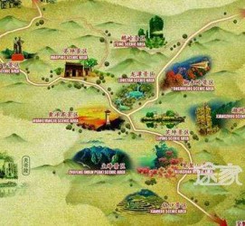 乐山景点地图(长沙景点地图)